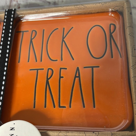 Rae Dunn Halloween Coasters 4 Pack - Picture 5 of 5